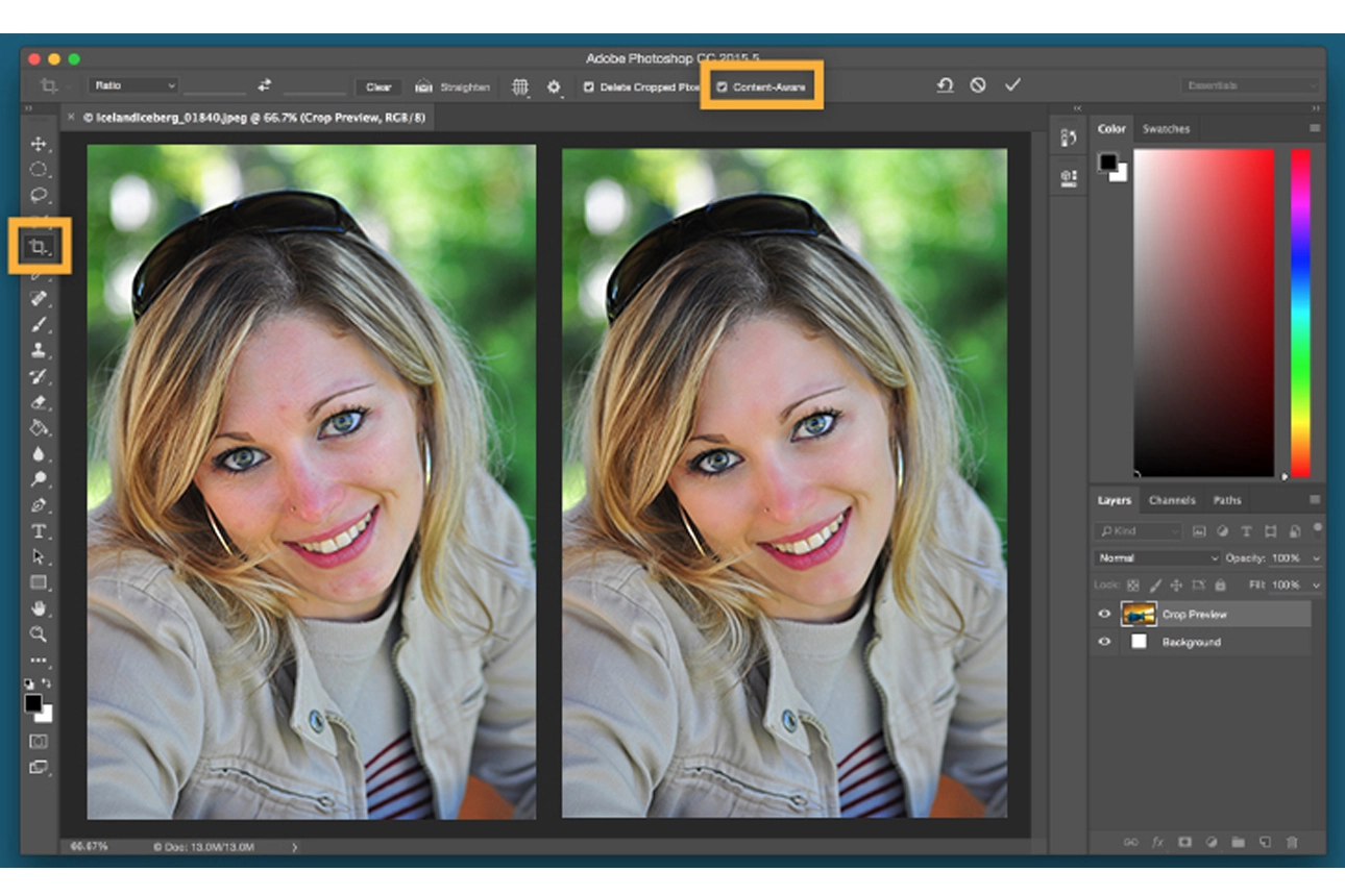 Retouche photo avec Photoshop