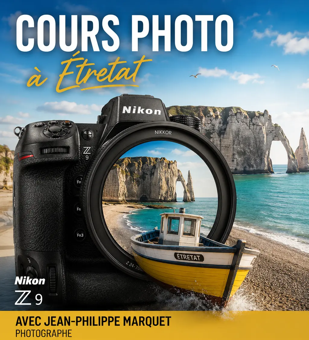 Cours photo week-end à Étretat en Normandie